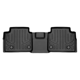 SMARTLINER All Weather Custom Fit Black 2nd Row Floor Mat Liner Set Compatible With 2021-2023 Jeep Grand Cherokee L (SB0644)