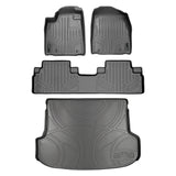 SMARTLINER Custom Fit Floor Mats 2 Rows and Cargo Liner Set Grey Compatible With 2010-2012 Lexus RX350 / RX450h (SA2049/B2049/D2049)