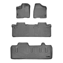 Load image into Gallery viewer, SMARTLINER Floor Mats 2 Rows and Cargo Liner Behind 3rd Row Compatible With 2011-2012 Sienna 8 Passenger with Power Folding 3rd Row Seats (SA2083/B2083/E2229)