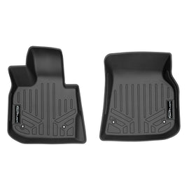 SMARTLINER All Weather Custom Fit Floor Mats 1st Row Liner Set Black Compatible With 2018-2022 BMW X3 And X4 (SA0484)