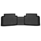 SMARTLINER Custom Fit All Weather Protection Black 2nd Row Liner Compatible With 2024-2025 Hyundai Santa Fe (SB0742)
