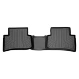 SMARTLINER Custom Fit Floor Mats 2nd Row Liner Black Compatible With 2019-2023 Toyota Corolla Hatchback (SB0424)