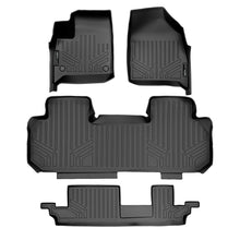 Load image into Gallery viewer, SMARTLINER Custom Fit Floor Mats 3 Row Liner Set Black Compatible With 2018-2022 Buick Enclave with 2nd Row Bench Seat (SA0345/B0343/C0343)