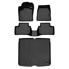 Load image into Gallery viewer, SMARTLINER Custom Fit All Weather 2 Row Floor Mats &amp; Cargo Liner Set Black Compatible With 2021-2023 Volvo XC40 Recharge (SA0617/B0617/D0588)