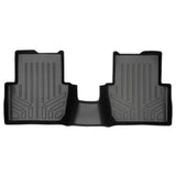 SMARTLINER Custom Fit Floor Mats 2nd Row Liner Black Compatible With 2016-2021 Mazda CX-3 (SB0269)