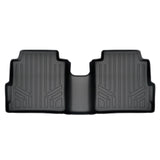 SMARTLINER Custom Fit Floor Mats 2nd Row Liner Black Compatible With 2018-2023 Nissan Kicks (SB0376)
