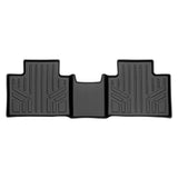 SMARTLINER All Weather Custom Fit Black 2nd Row Floor Mat Liner Set Compatible With 2023-2024 Lexus RX (SB0679)