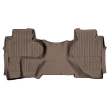 Load image into Gallery viewer, SMARTLINER Custom Fit Floor Mats 2nd Row Liner Tan Compatible With Double Cab 2014-2018 Silverado/Sierra 1500 - 2015-2019 2500/3500 HD (SB1148)