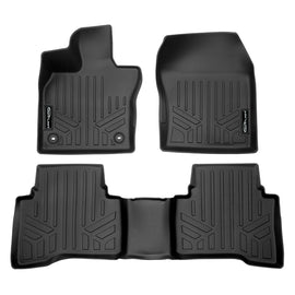 SMARTLINER Custom Fit All Weather Protection Black 2 Row Floor Liners Compatible With 2023-2025 Toyota Prius (SA0700/B0700)