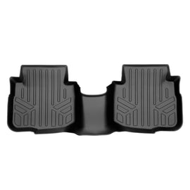 SMARTLINER All Weather Custom Fit Floor Mats 2nd Row Liner Black Compatible With 2020-2021 Subaru Outback/ Legacy (SB0490)