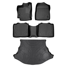 Load image into Gallery viewer, SMARTLINER Custom Fit Floor Mats 2 Rows and Cargo Liner Set Black Compatible With 2009-2011 Toyota Venza - All Models (SA0052/B0052/D0052)