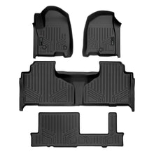 Load image into Gallery viewer, SMARTLINER Custom Fit 3 Row Floor Mat Liner Set Compatible With 2021-2024 Cadillac Escalade with 2nd Row Bench Seat (SA0524/B0525/C0525-R)
