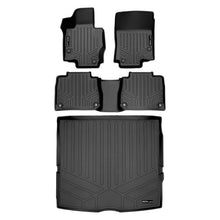 Load image into Gallery viewer, SMARTLINER Custom Fit Floor Mats 2 Rows and Cargo Liner Behind 2nd Row Set Black 2020-2023 Mercedes-Benz GLE-Class 7/8 Passenger (SA0471/B0471/D0471)
