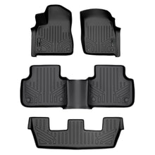 Load image into Gallery viewer, SMARTLINER Custom Fit All Weather Protection Black 3 Row Floor Liners Compatible With 2017-2025 Audi Q7/SQ7 (SA0364/B0364/C0364)
