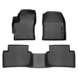 SMARTLINER All Weather Protection Custom Fit Black 2 Row Liner Set Compatible With 2023-2024 Toyota GR Corolla (SA0424/B0425)