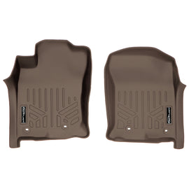 SMARTLINER Custom Fit Floor Mats 1st Row Liner Set Tan Compatible With 2013-2022 Toyota 4Runner / 2014-2022 Lexus GX460 (SA1120)