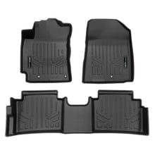 Load image into Gallery viewer, SMARTLINER All Weather Protection Custom Fit Black 2 Row Floor Mat Liner Set Compatible With 2019-2024 Kia Forte (SA0735/B0735)