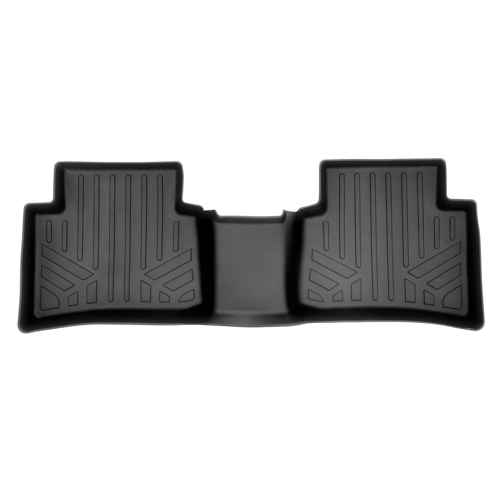 SMARTLINER Custom Fit Floor Mats 2nd Row Liner Black Compatible With 2020-2022 Toyota Corolla Sedan (SB0462)