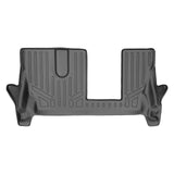 SMARTLINER Custom Fit Floor Mats 3rd Row Liner Grey Compatible With 2020-2021 Cadillac XT6 with 2nd Row Bench Seat (SC2248-R)