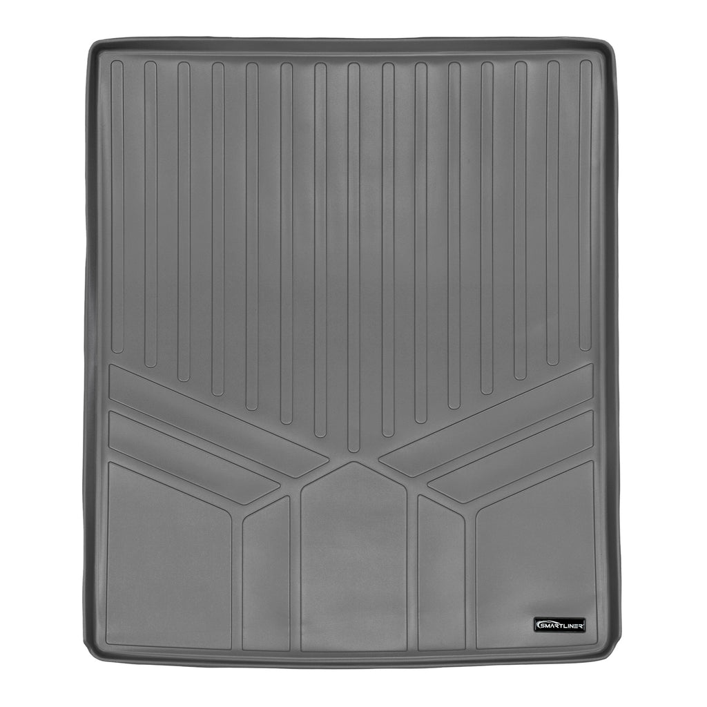 SMARTLINER All Weather Cargo Trunk Liner Floor Mat Behind 2nd Row Seat Grey Compatible With 2008-2020 Grand Caravan / Town & Country (SD2181)