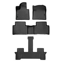 Load image into Gallery viewer, SMARTLINER Custom Fit All Weather Protection 3 Row Floor Mat Liner Set Compatible With 2021-2023 Kia Sorento (SA0547/B0608/C0548)