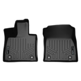 SMARTLINER Custom Fit All Weather Floor Mats 1st Row Liner Set Black Compatible With 2022-2023 Lexus NX/ NX Hybrid (SA0583)