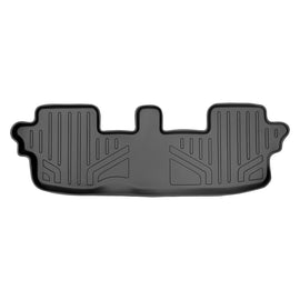 SMARTLINER Custom Fit Floor Mats 3rd Row Liner Black Compatible With 2008-2013 Toyota Highlander (SC0037)