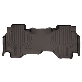 SMARTLINER Custom Fit Floor Mats 2nd Row Liner Cocoa Compatible With 2019-2021 Ram 1500 Quad Cab with 1st Row Captain Seat or Bench Seats (SB3370)