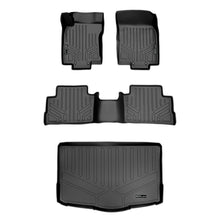 Load image into Gallery viewer, SMARTLINER Floor Mats 2 Rows and Cargo Liner Black Compatible With 2017-2021 Nissan Rogue Sport - Factory Cargo Tray in Lowest Position (SA0340/B0340/D0342)