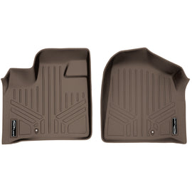 SMARTLINER Custom Fit Floor Mats 1st Row Liner Set Tan Compatible With 2008-2020 Grand Caravan / 2008-2016 Town & Country (SA1046)