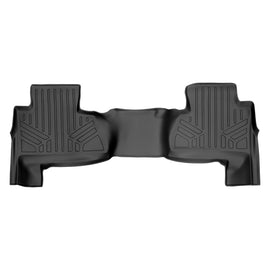 SMARTLINER Custom Floor Mats 2nd Row Liner Black Compatible With 2015-2020 Chevrolet Suburban / GMC Yukon XL (SB0221)