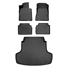 Load image into Gallery viewer, SMARTLINER Custom Floor Mats and Cargo Liner Set Black Compatible With 2021-2023 Kia K5 (SA0491/B0551/D0491)