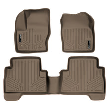Load image into Gallery viewer, SMARTLINER Custom Fit All Weather Protection Tan 2 Row Floor Liners Compatible With 2013-2019 Ford Escape (SA1115/B1115)