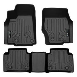 SMARTLINER All Weather Custom Fit Black 2 Row Liner Set Compatible With 2023-2024 Jeep Grand Cherokee (SA0674/B0599-R)