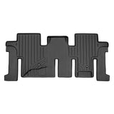 SMARTLINER Custom Fit All Weather Protection Black 2nd Row Full Coverage Liner Compatible With 2014-2020 Infiniti QX60 (SB0131)