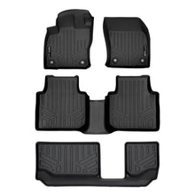 Load image into Gallery viewer, SMARTLINER Custom Fit Floor Mats 3 Row Liner Set Black Compatible With 2018-2021 Volkswagen Tiguan with 3rd Row Seats - 7 Passenger Model (SA0270/B0270/C0431)