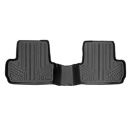SMARTLINER Custom Fit Floor Mats 2nd Row Liner Black Compatible With 2012-2017 Buick Verano (SB0190)