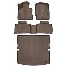 Load image into Gallery viewer, SMARTLINER 2 Row Tan Floor Mats &amp; Cargo Liner Behind 2nd Row Compatible With 2020-2023 Explorer (SA1423/B1423/D1423)