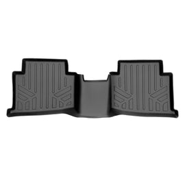 SMARTLINER All Weather Custom Fit Floor Mats 2nd Row Liner Black Compatible With 2021-2023 Kia Seltos (SB0510)