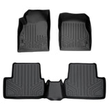 Smartliner Custom Floor Mats 2 Row Liner Set Black Compatible With 2011-2015 Chevrolet Cruze / 2016 Cruze Limited (SA0098/B0098)