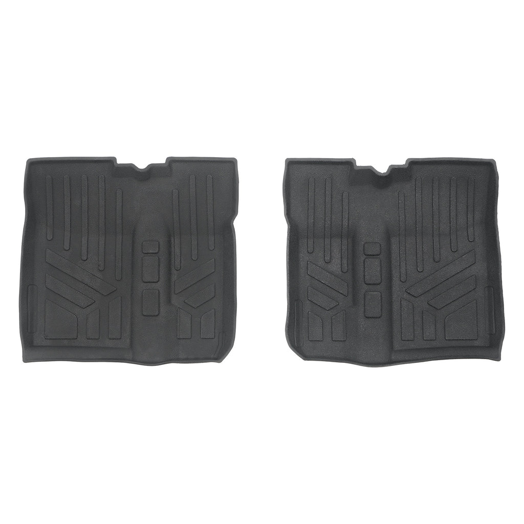 SMARTLINER All Weather Protection Custom Fit Black 2nd Row Rugged Rubber Floor Liner Compatible With 2020-2024 Polaris RZR Pro R/Turbo R/Pro XP (UB0125)