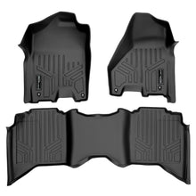 Load image into Gallery viewer, SMARTLINER Floor Mats 2 Row Liner Set Black Compatible With 2012-2022 RAM 1500/2500/3500 Crew Cab (SA0247/B0047)