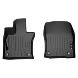 SMARTLINER All Weather Custom Fit Floor Mats 1st Row Liner Set Black Compatible With 2019-2023 Lexus UX - All Models (SA0441)