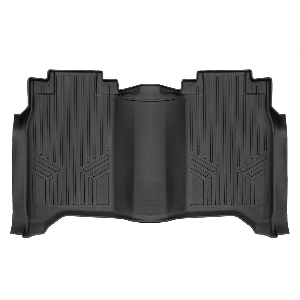 SMARTLINER 2nd Row Liner Black Compatible With 17-22 Titan / 16-22 Titan XD Crew Cab with 1st Row Bench Seat Without Underseat Toolbox (SB0329)
