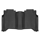 SMARTLINER 2nd Row Liner Black Compatible With 17-22 Titan / 16-22 Titan XD Crew Cab with 1st Row Bench Seat Without Underseat Toolbox (SB0329)