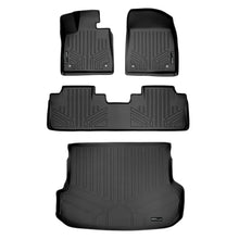 Load image into Gallery viewer, SMARTLINER Custom Fit Floor Mats 2 Rows and Cargo Liner Set Black Compatible With 2016-2022 Lexus RX (SA0222/B0222/D0222)