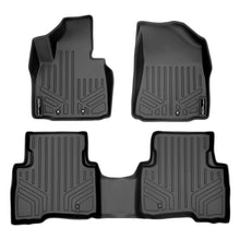 Load image into Gallery viewer, SMARTLINER Custom Fit Floor Mats 2 Row Liner Set Black Compatible With 2014-2015 Kia Sorento - All Models (SA0135/B0135)