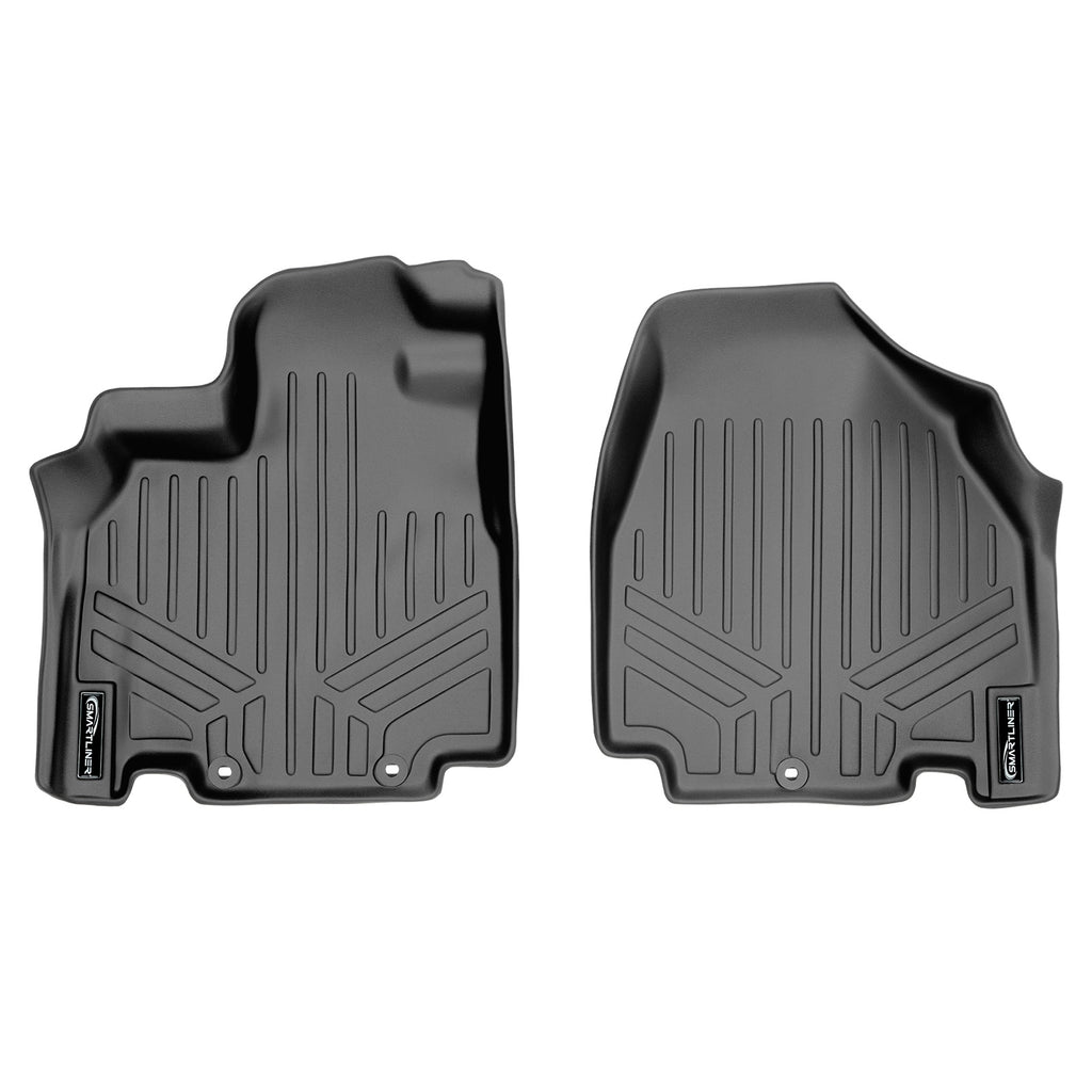 SMARTLINER Custom Fit Floor Mats 1st Row Liner Set Grey Compatible With 2011-2017 Honda Odyssey - All Models (SA2103)