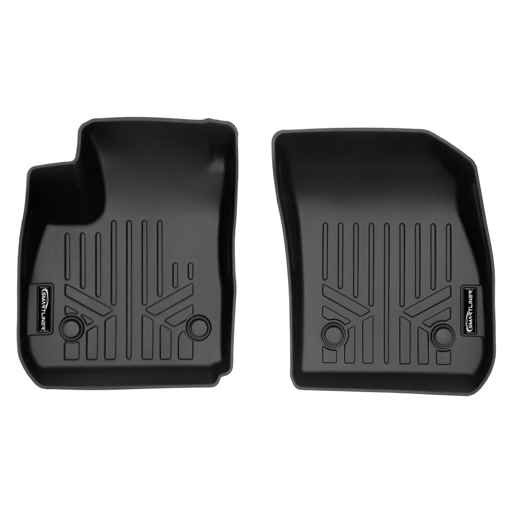 SMARTLINER Custom Fit All Weather Protection Black 1st Row Liners Compatible With 2021-2023 Buick Envision (SA0553)