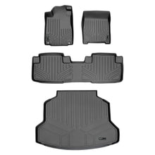 Load image into Gallery viewer, SMARTLINER Custom Fit Floor Mats 2 Rows and Cargo Liner Set Grey Compatible With 2012-2016 Honda CR-V - All Models (SA2106/B2106/D2106)